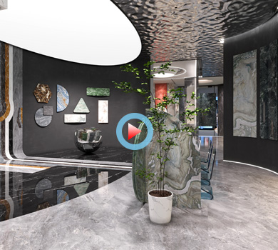 佳飾石業石材展廳裝修設計全景案例