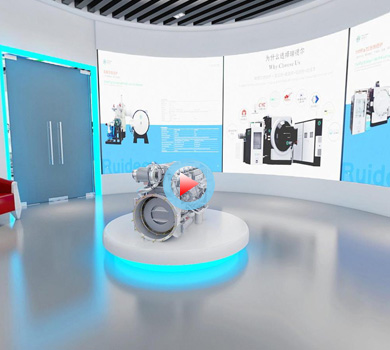 工業設備展廳裝修設計全景案例