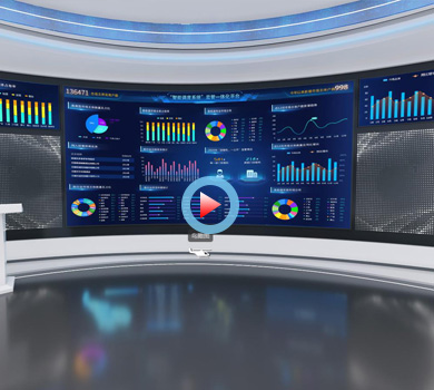 湖州長興區農村電商公共服務中心展廳設計全景案例