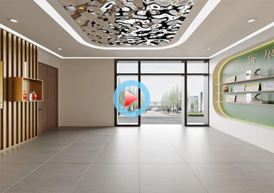 勁牌酒業展廳全景案例