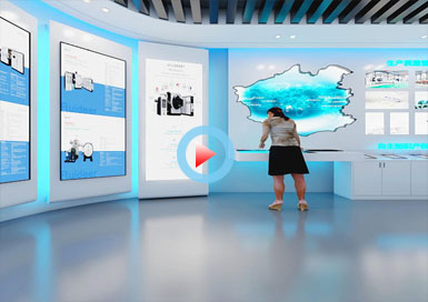 工業設備展廳裝修設計全景案例