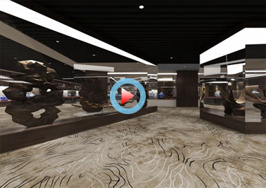 古董博物館展廳全景案例