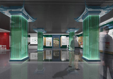 鄉(xiāng)村振興館展廳裝修設計案例
