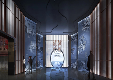 運河博物館裝修設(shè)計案例效果圖