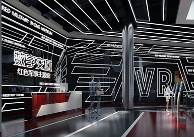 紅色文化教育展廳裝修設計案例
