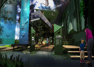 湖北自然博物館裝修設計案例效果圖