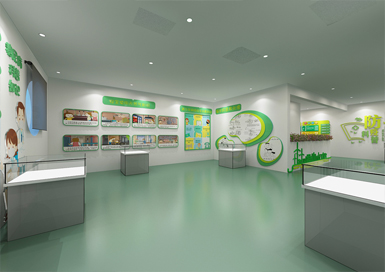 安全防疫科普展廳裝修設(shè)計(jì)效果圖