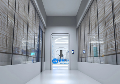 工業(yè)公司科技展廳裝修設(shè)計(jì)案例