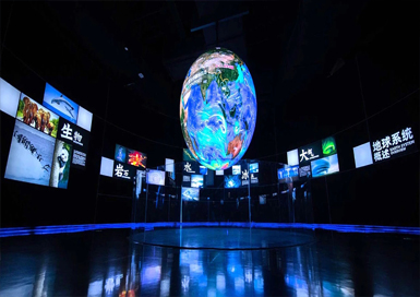 海洋災害科普展廳裝修設計案例效果圖