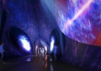 紹興科技館裝修設計案例效果圖