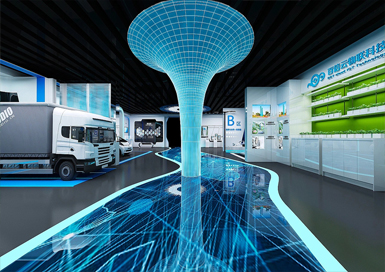 物聯智能科技展廳裝修設計案例