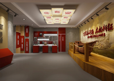 黨建主題教育展廳裝修設計案例