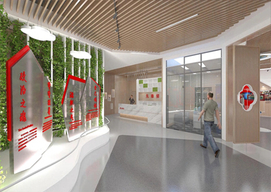 基層黨建工作展廳裝修設計案例