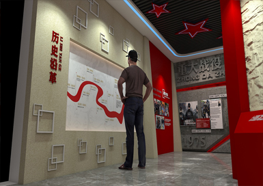 歷史教育黨建展廳裝修設(shè)計(jì)效果圖