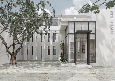 北歐風婚紗攝影店裝修設(shè)計案例效果圖