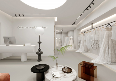 名流婚紗裝修設(shè)計效果圖