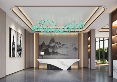 杭州售樓展廳裝修效果圖