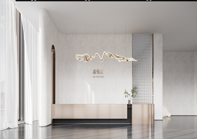 嘉悅匯售樓廳裝修效果圖