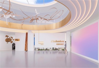 杭州跨境電商直播展廳裝修設(shè)計(jì)案例效果圖