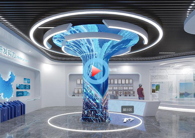 企業展廳設計全景案例