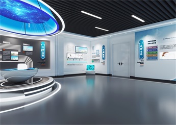 凈化工程企業(yè)展廳設(shè)計(jì)案例效果圖