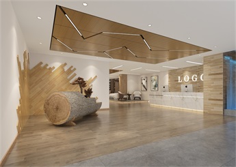 家具材料展廳裝修設(shè)計(jì)效果圖