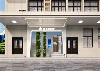 溫州冠都新材料科技展廳設計案例