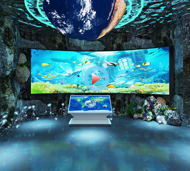 海洋教育科普館展廳設計全景案例