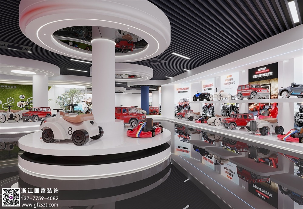 ?兒童電動車展廳設(shè)計要點