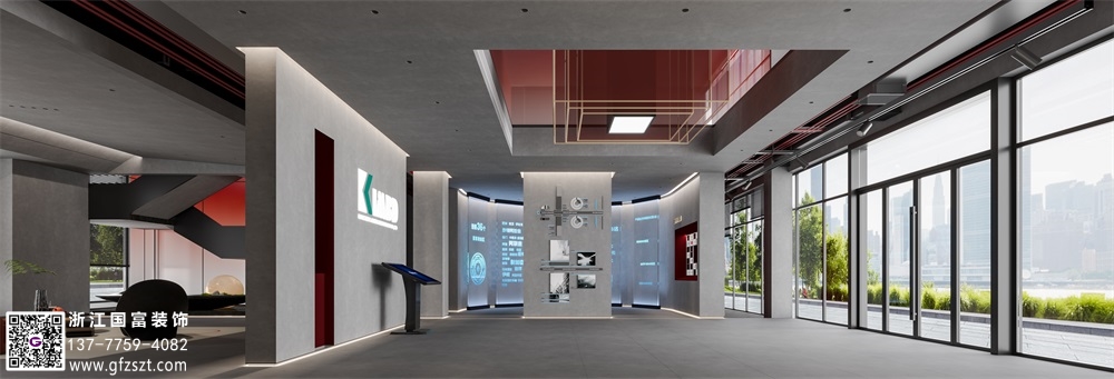 水泥工業(yè)風(fēng)公司展廳設(shè)計要求