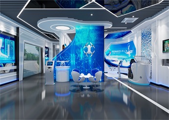 無人機(jī)展廳裝修設(shè)計(jì)案例效果圖